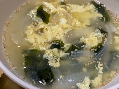 胃に優しい！簡単中華風玉ねぎスープ